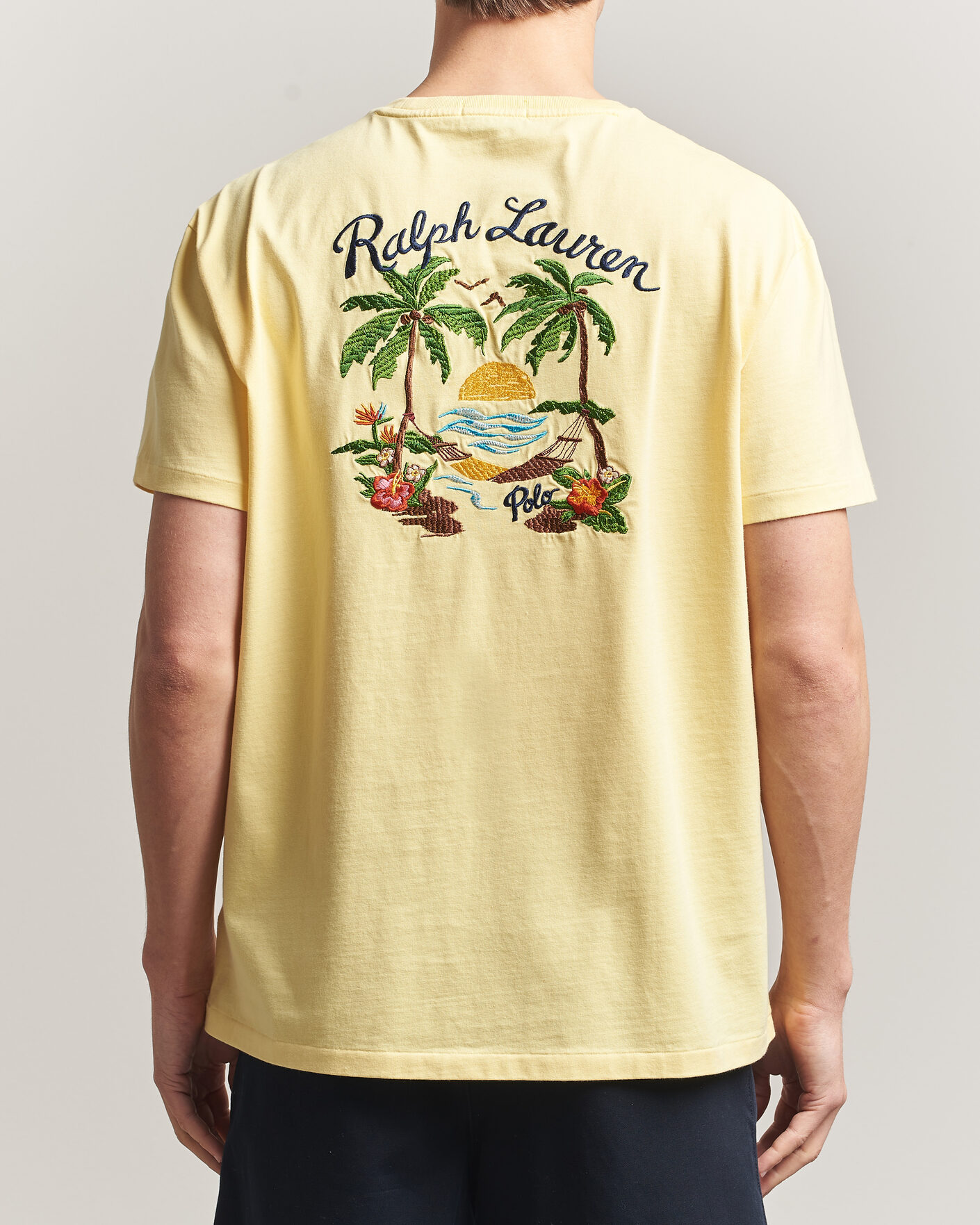 Uomini | T-shirt | Polo Ralph Lauren | Jersey Printed T-Shirt Resort Gold
