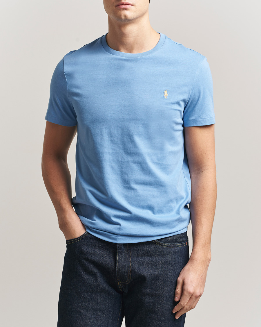 Uomini | T-shirt | Polo Ralph Lauren | Crew Neck T-Shirt Bristol Blue