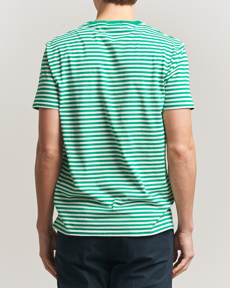 Uomini | T-shirt | Polo Ralph Lauren | Crew Neck Striped T-Shirt Billiard/White