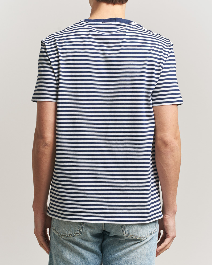 Uomini | T-shirt | Polo Ralph Lauren | Crew Neck Striped T-Shirt Newport Navy/White