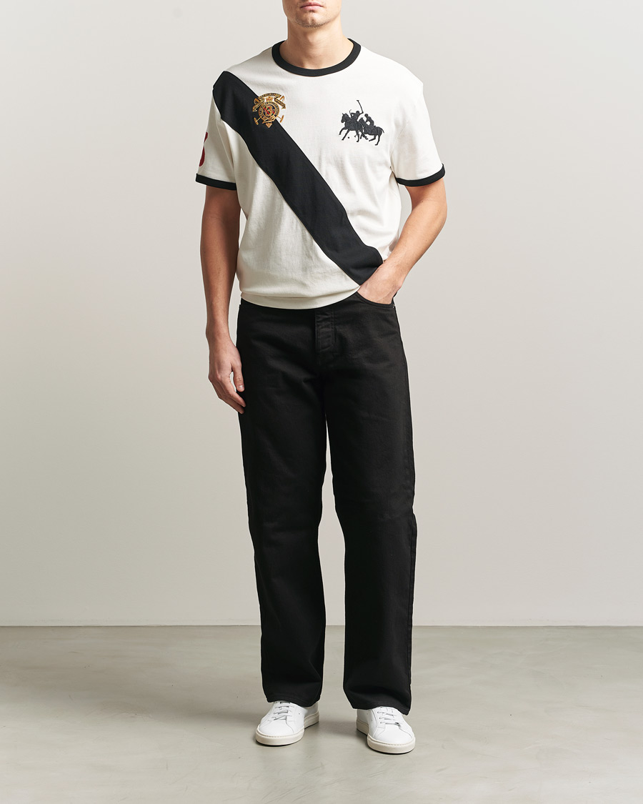 Uomini | T-shirt | Polo Ralph Lauren | Jersey Logo T-Shirt Nevis/Polo Black