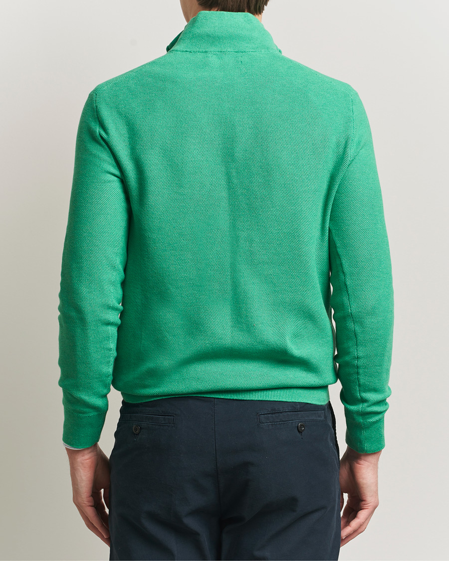 Uomini | Maglieria | Polo Ralph Lauren | Textured Half Zip Palm Green Heather