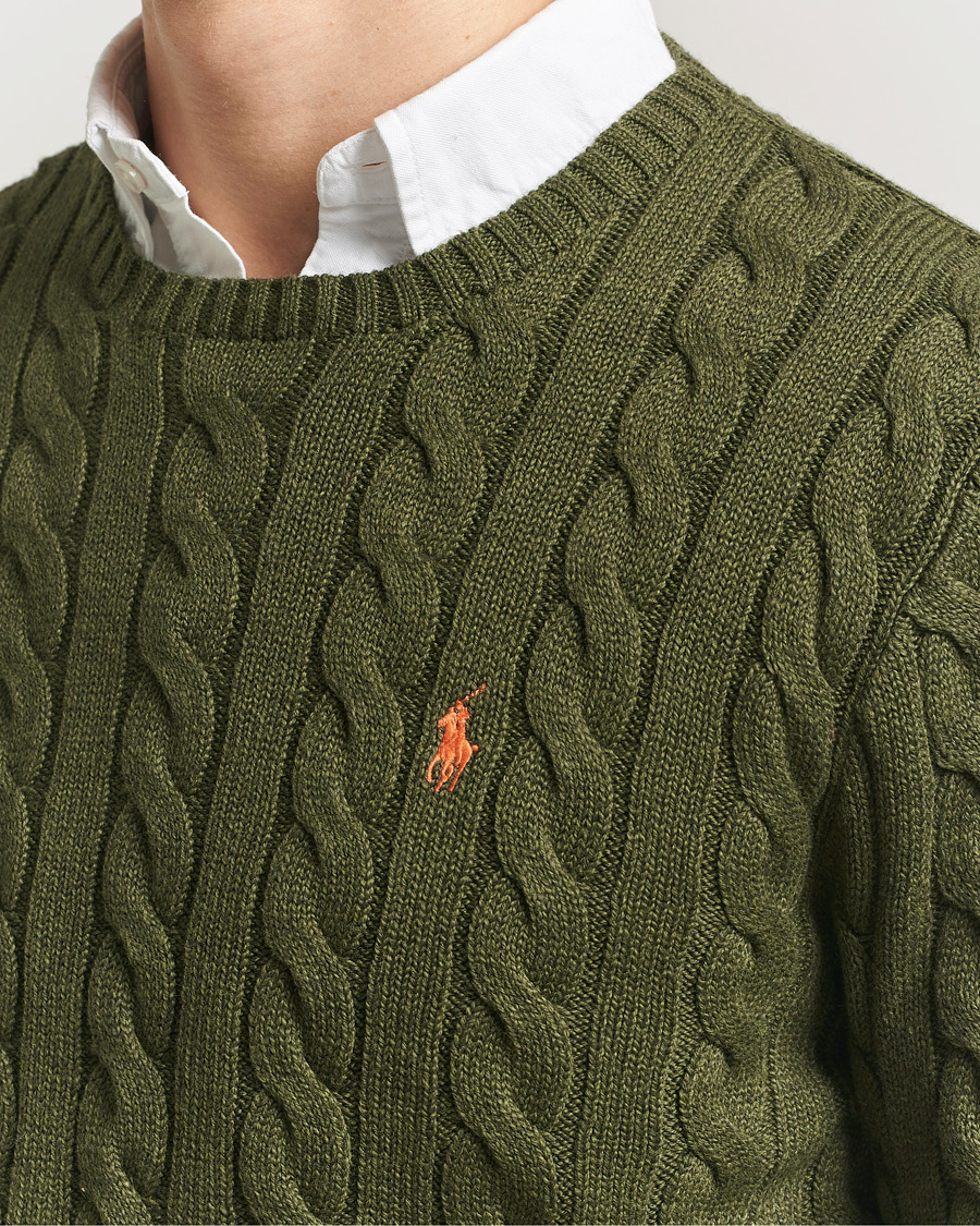 Uomini | Maglieria | Polo Ralph Lauren | Cotton Cable Pullover Garden Trail Heather