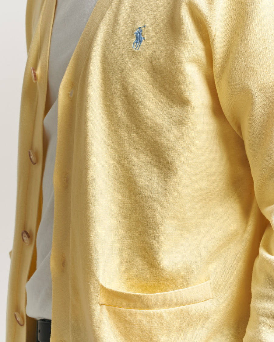 Uomini | Maglieria | Polo Ralph Lauren | Cotton Cardigan Wicket Yellow