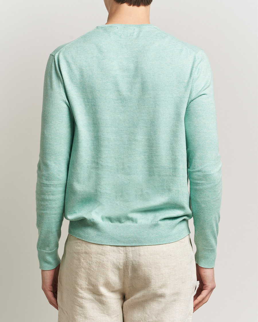 Uomini | Maglieria | Polo Ralph Lauren | Cotton Crew Neck Sweater Green Heather