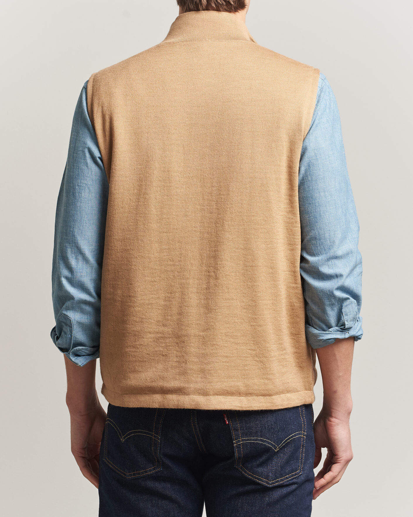 Uomini | Maglieria | Polo Ralph Lauren | Wool Blend Vest Camel Combo
