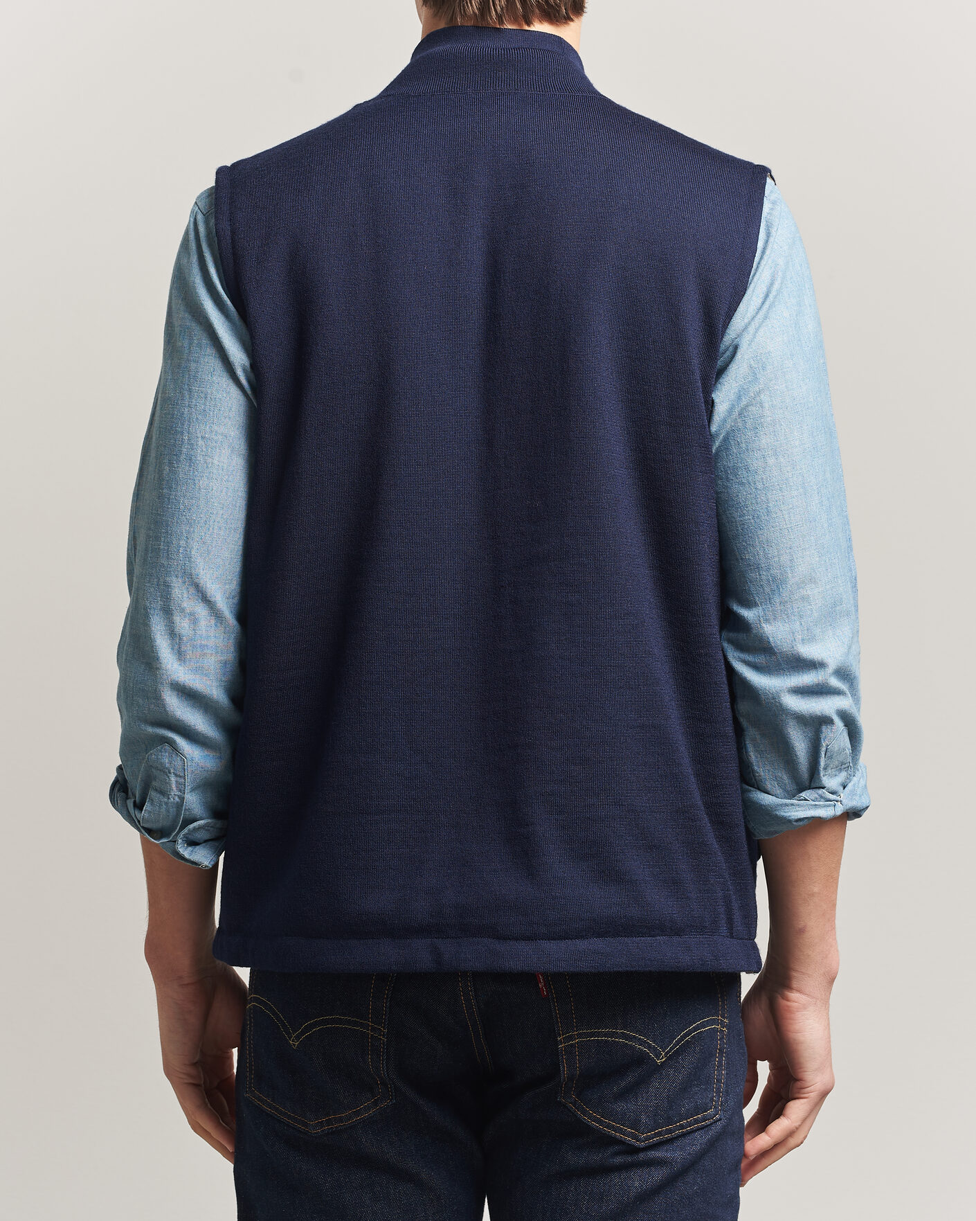 Uomini | Maglieria | Polo Ralph Lauren | Wool Blend Vest Navy Combo
