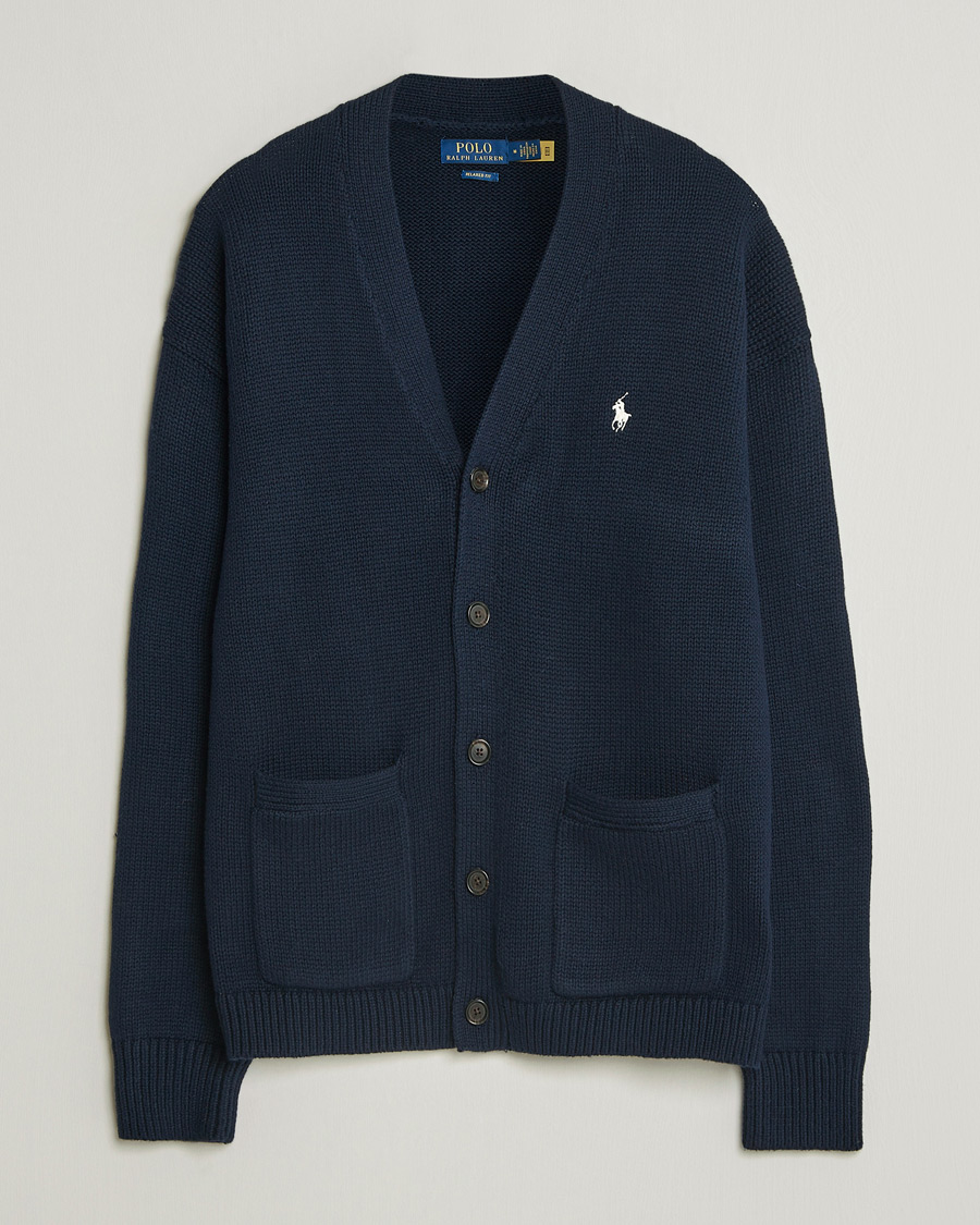 Uomini | Maglieria | Polo Ralph Lauren | Cotton Cardigan Hunter Navy