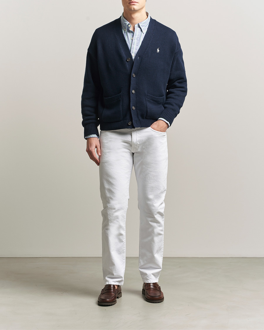 Uomini | Maglieria | Polo Ralph Lauren | Cotton Cardigan Hunter Navy