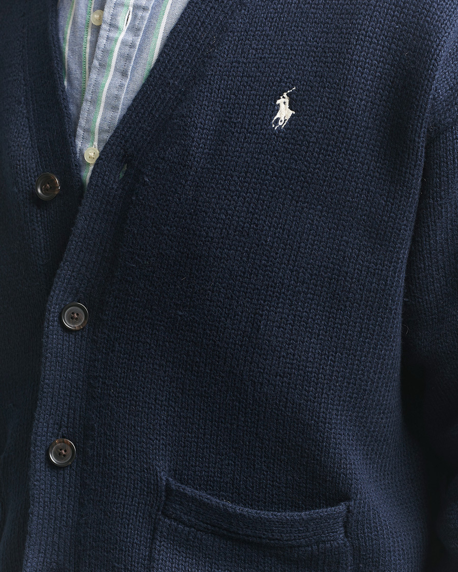 Uomini | Maglieria | Polo Ralph Lauren | Cotton Cardigan Hunter Navy