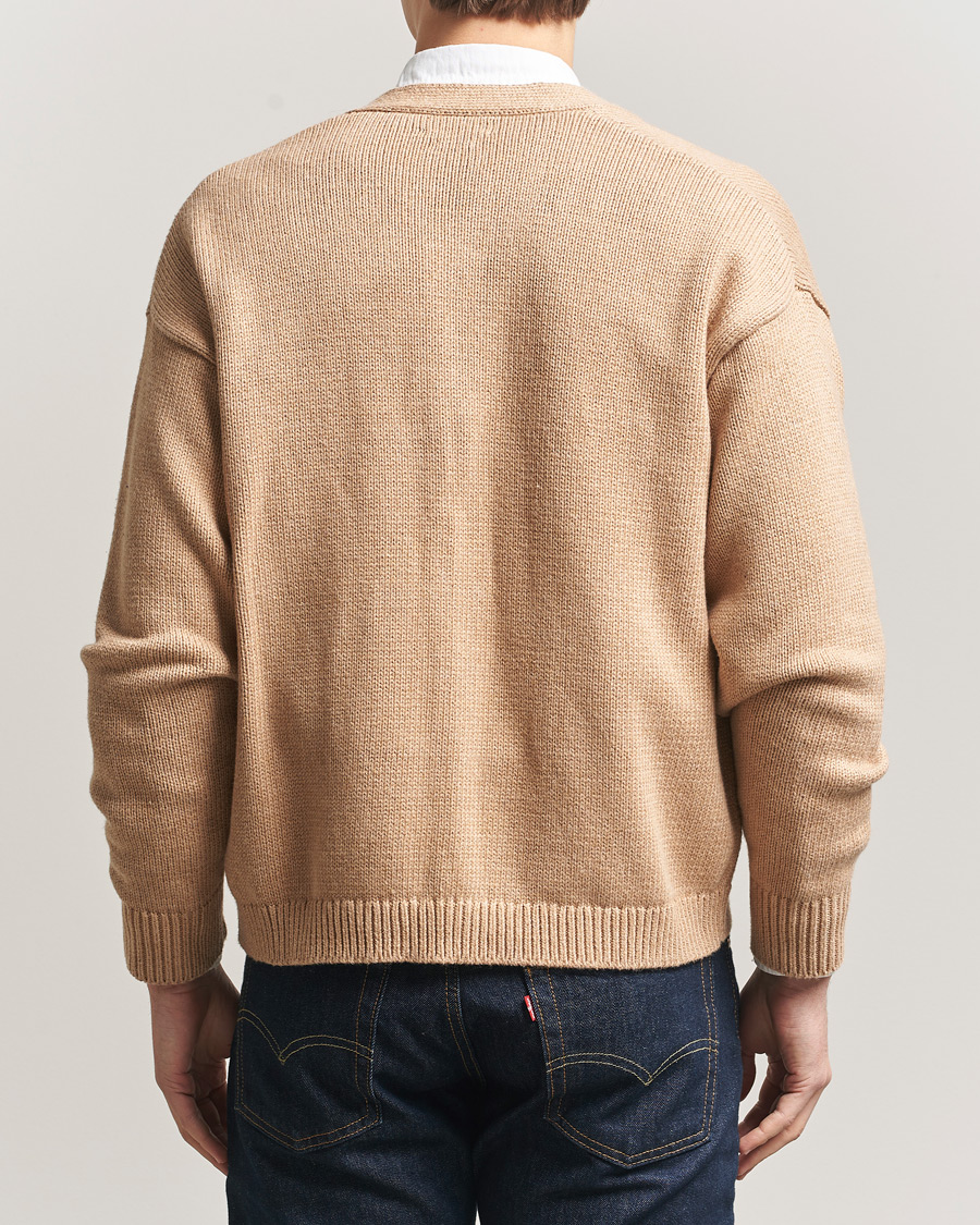 Uomini | Maglieria | Polo Ralph Lauren | Cotton Cardigan Camel Melange
