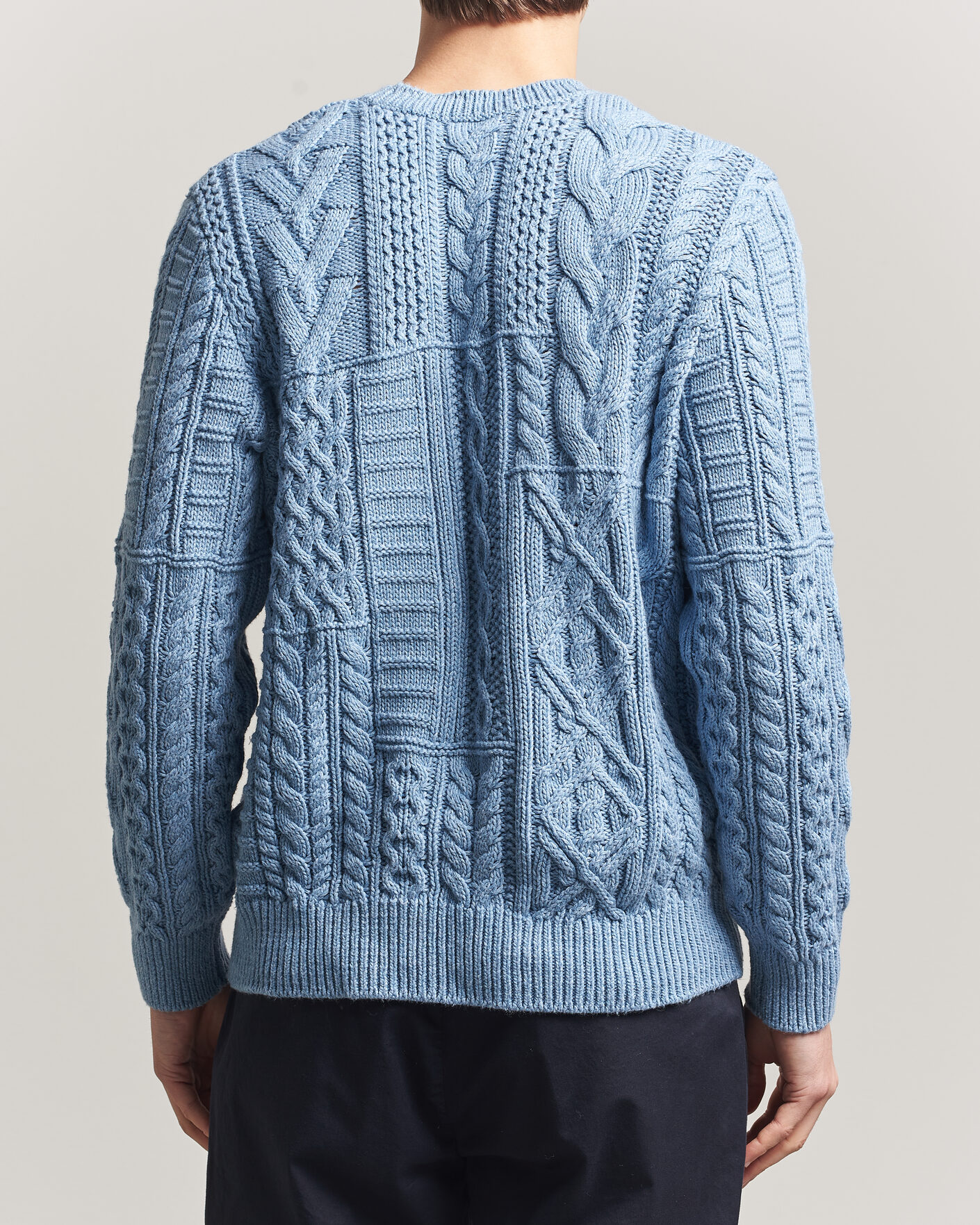 Uomini | Maglieria | Polo Ralph Lauren | Cotton Flag Sweater Light Blue Combo
