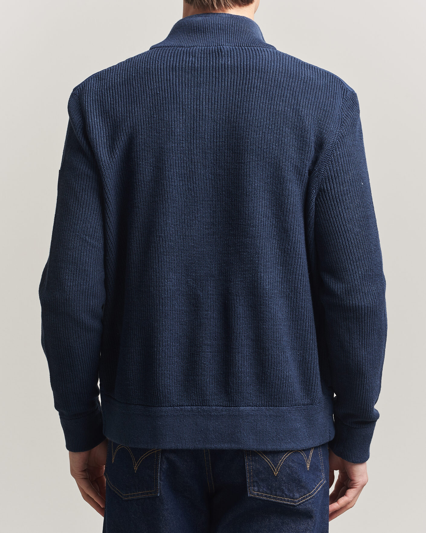 Uomini | Maglieria | Polo Ralph Lauren | Linen Full Zip Sweater Navy