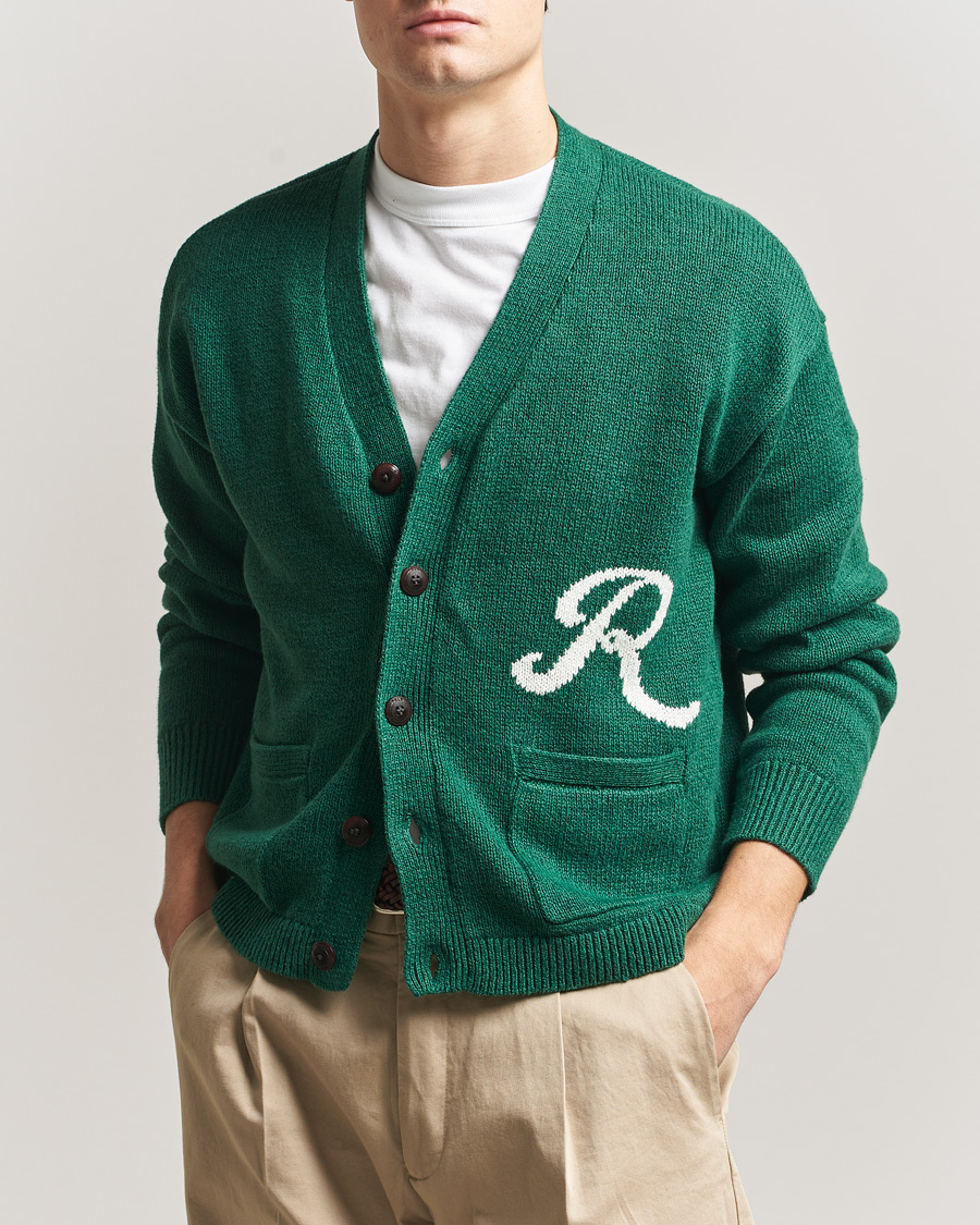 Uomini | Maglieria | Polo Ralph Lauren | Linen Blend Cardigan Bay Green