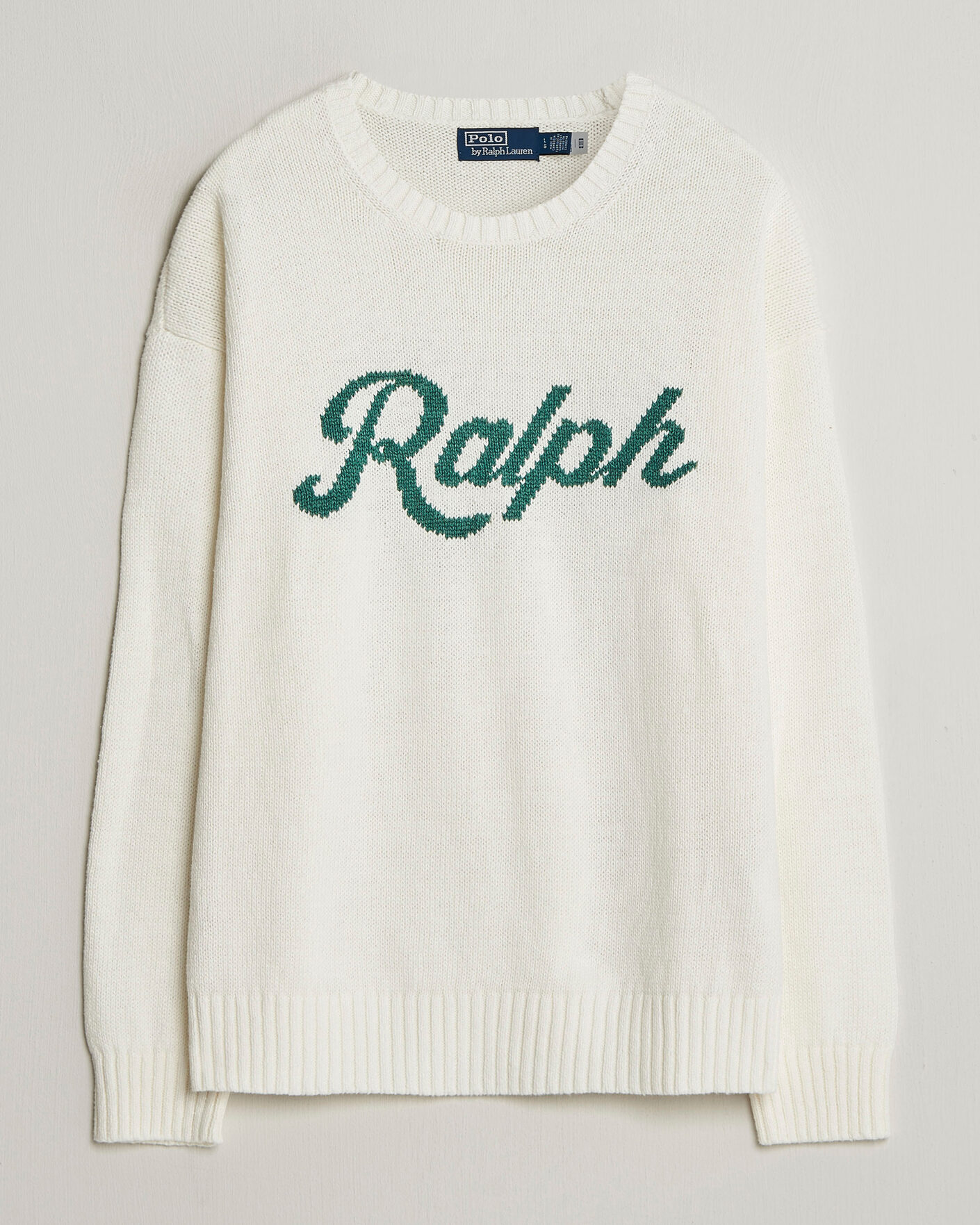 Uomini | Maglieria | Polo Ralph Lauren | Linen Blend Sweater Deckwash White