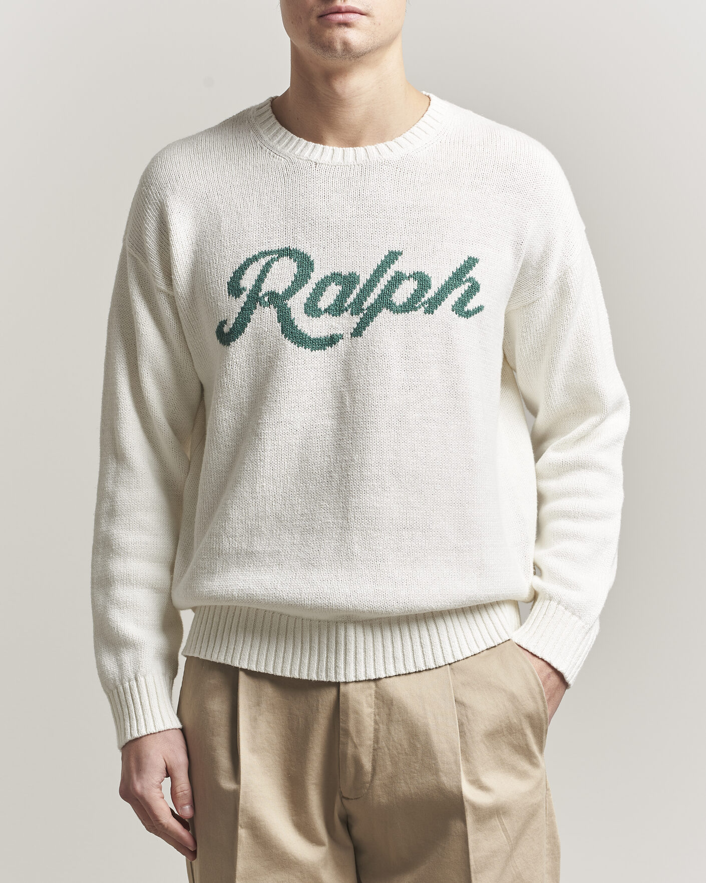 Uomini | Maglieria | Polo Ralph Lauren | Linen Blend Sweater Deckwash White