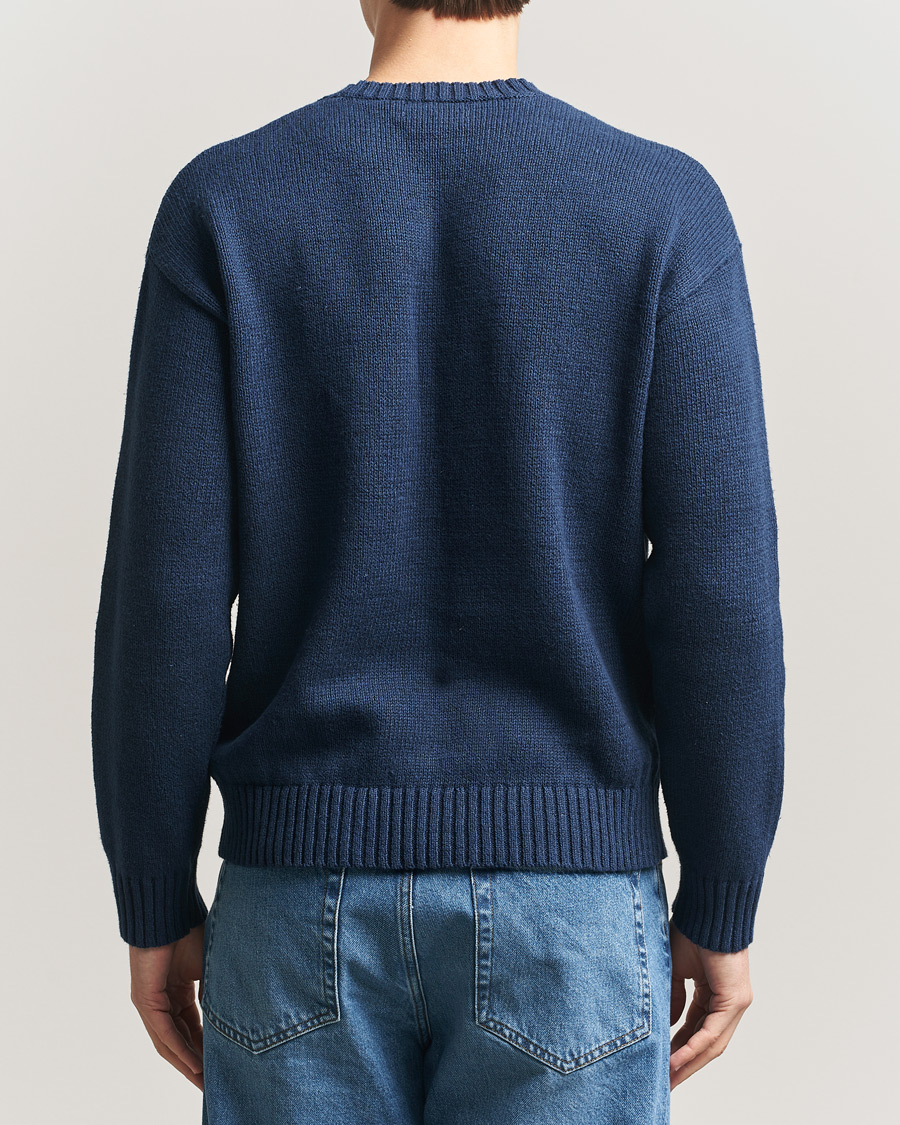 Uomini | Maglieria | Polo Ralph Lauren | Linen Blend Sweater Dark Cobalt