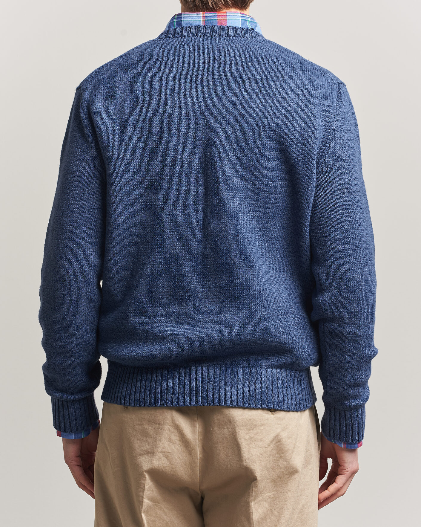 Uomini | Maglieria | Polo Ralph Lauren | Cotton Linen Bear Sweater Light Navy