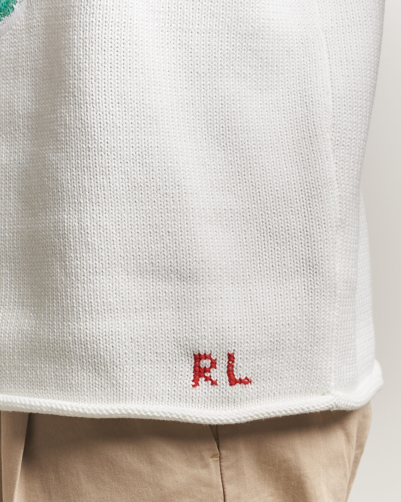 Uomini | Maglieria | Polo Ralph Lauren | Cotton Bear Sweater Deckwash White