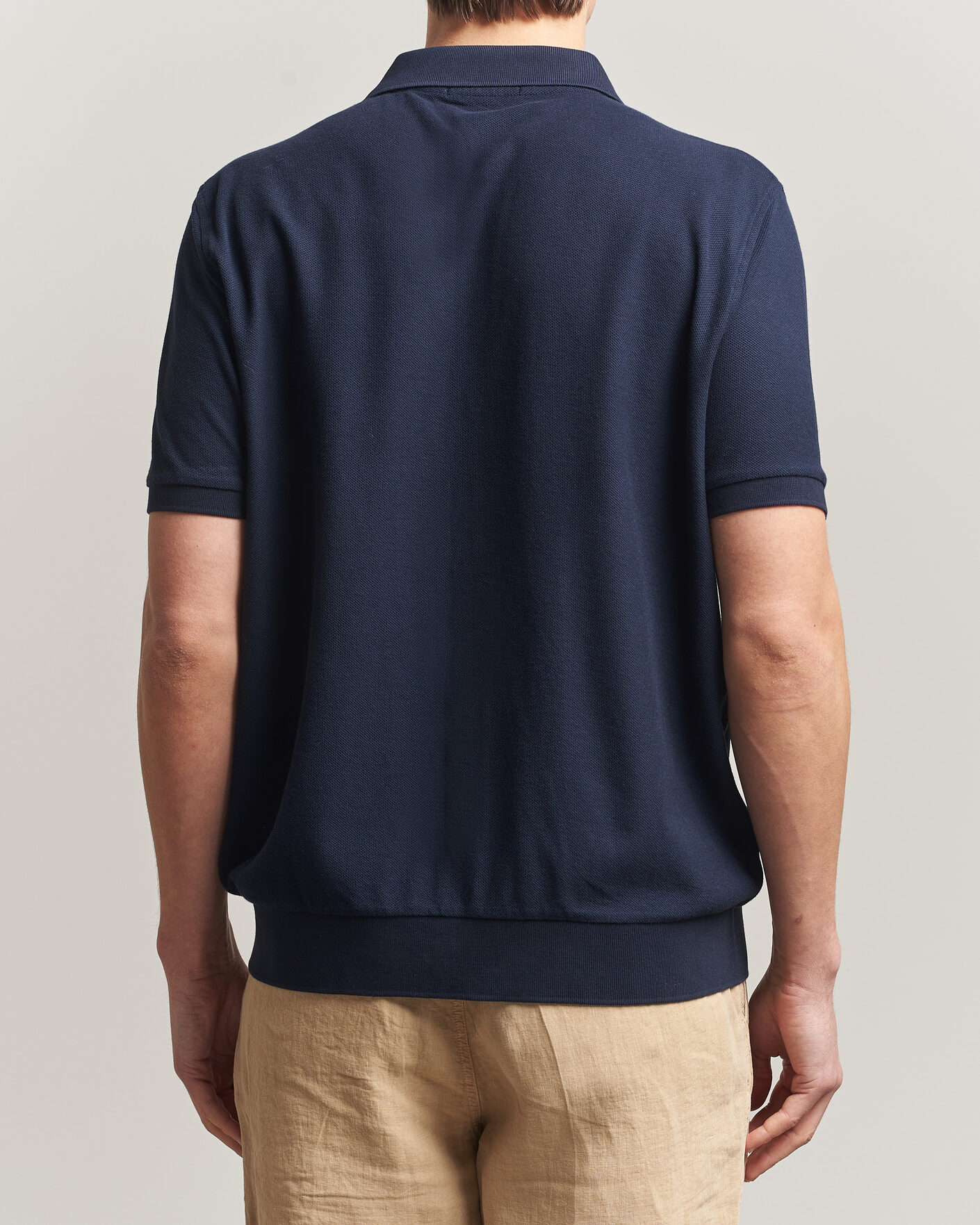 Uomini | Polo | Polo Ralph Lauren | Cotton Knitted Polo Aviator Navy