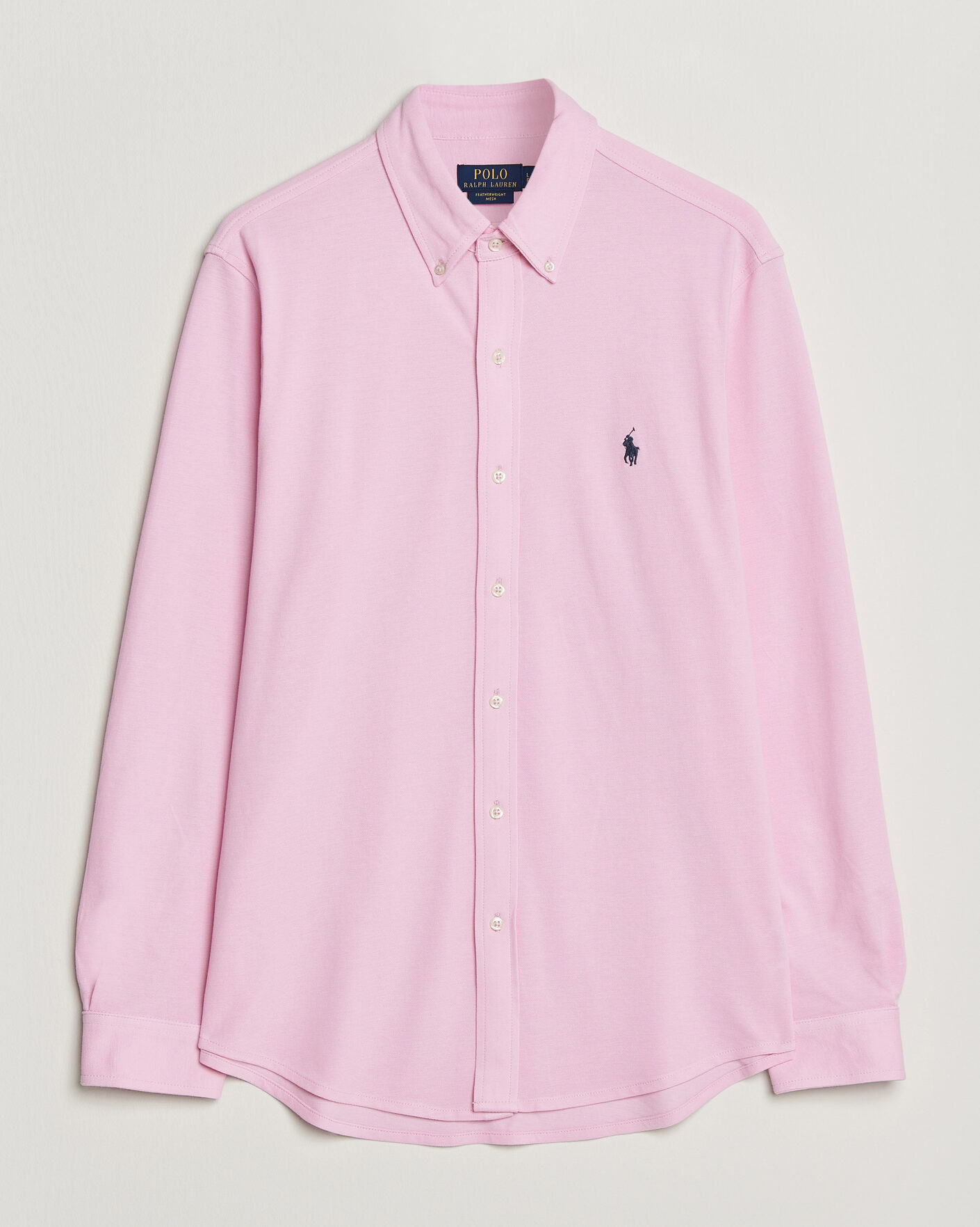 Uomini | Camicie | Polo Ralph Lauren | Featherweight Mesh Shirt Carmel Pink