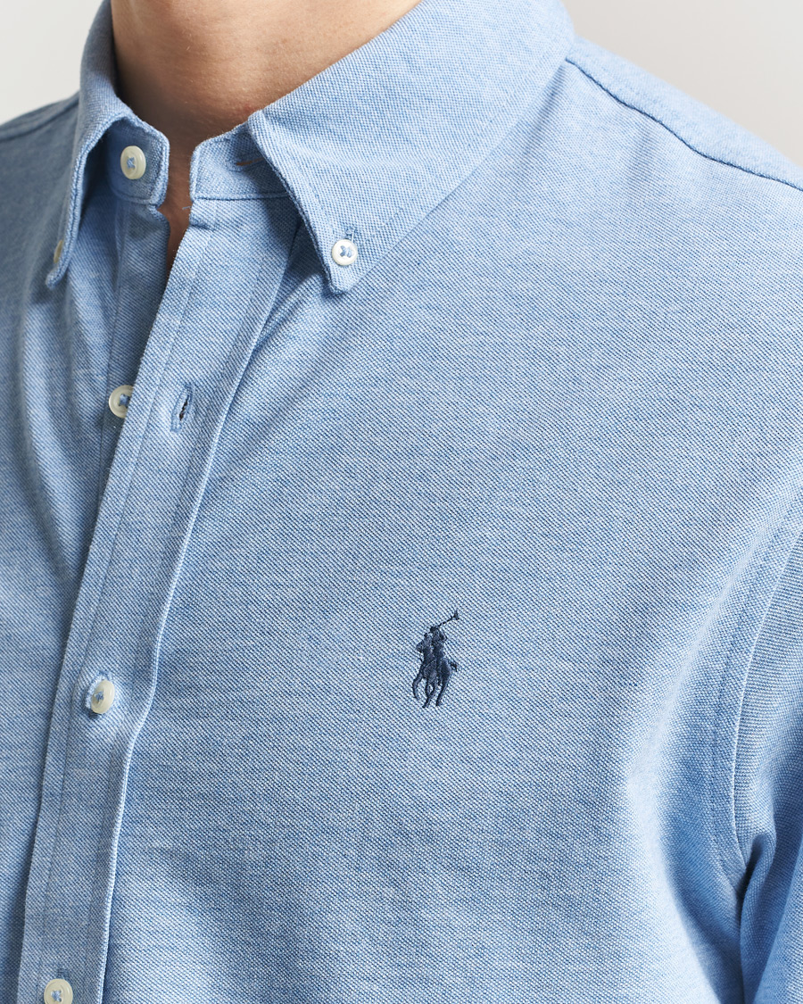 Uomini | Camicie | Polo Ralph Lauren | Featherweight Mesh Shirt Isle Heather