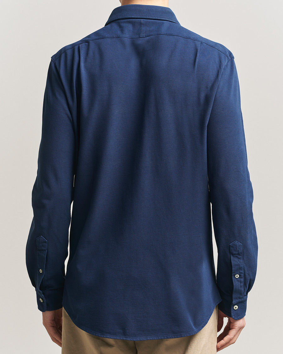 Uomini | Camicie | Polo Ralph Lauren | Featherweight Knitted Shirt Dark Cobalt