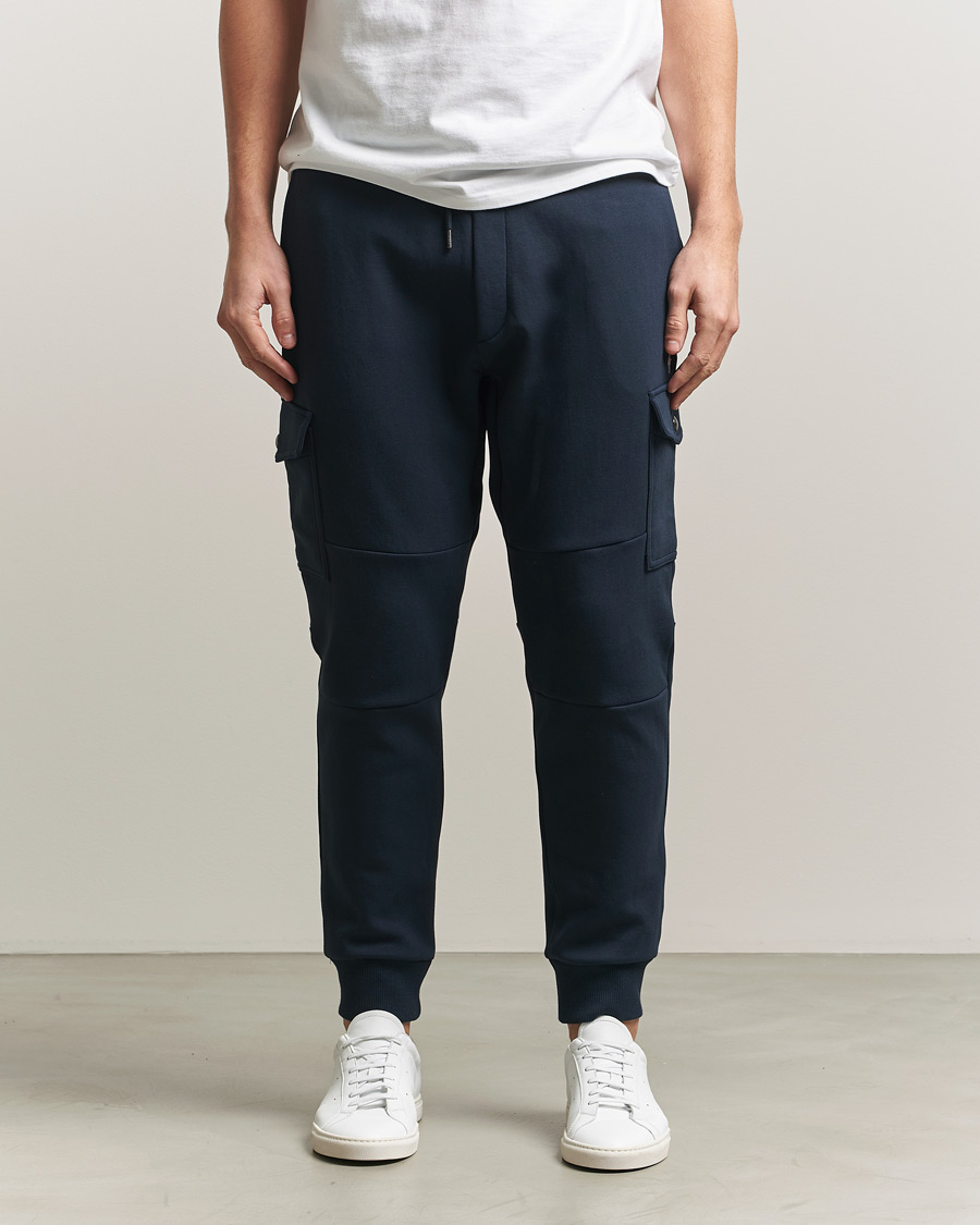 Uomini | Pantaloni | Polo Ralph Lauren | Double Knitted Athletic Sweatpants Aviator Navy