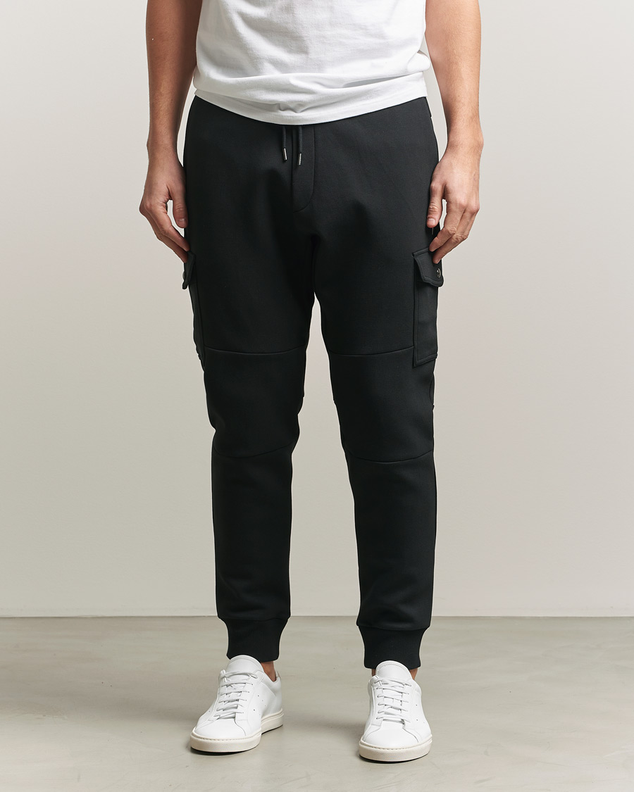 Uomini | Pantaloni | Polo Ralph Lauren | Double Knitted Athletic Sweatpants Polo Black