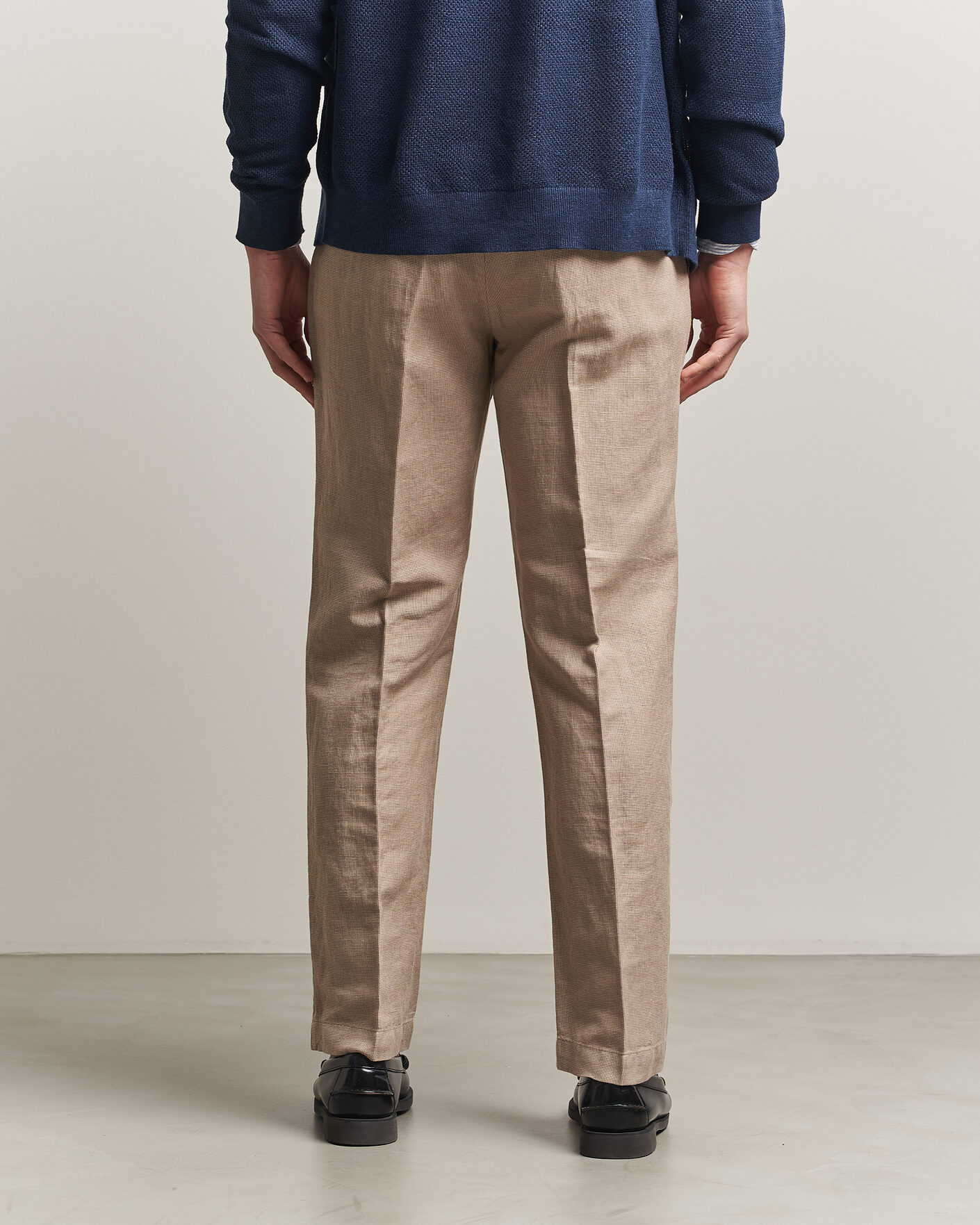 Uomini | Pantaloni | Polo Ralph Lauren | Cotton Linen Pants Madison Tan Stone Grey