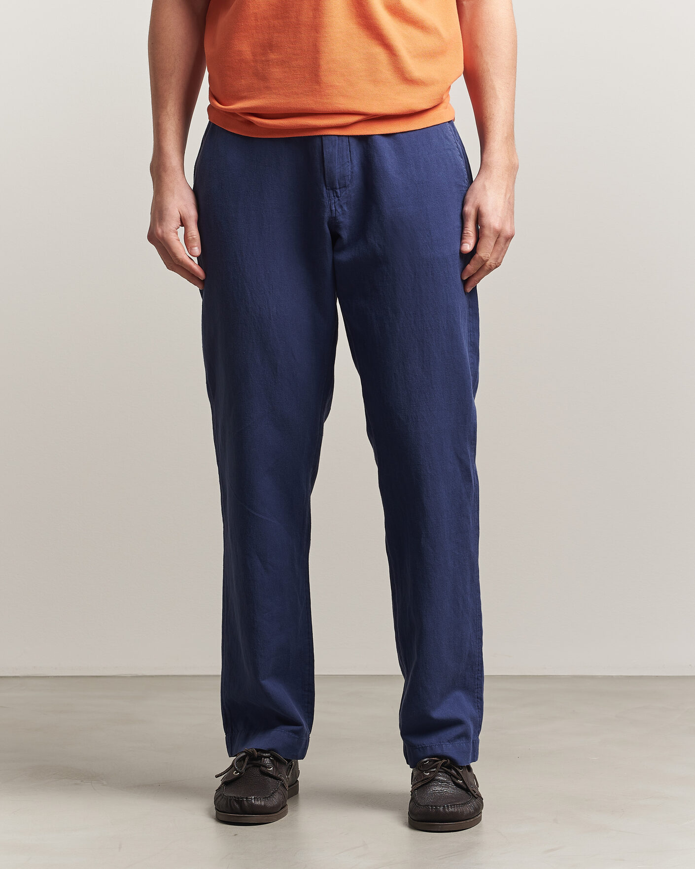 Uomini | Pantaloni | Polo Ralph Lauren | Linen Cotton Pants New Classic Navy