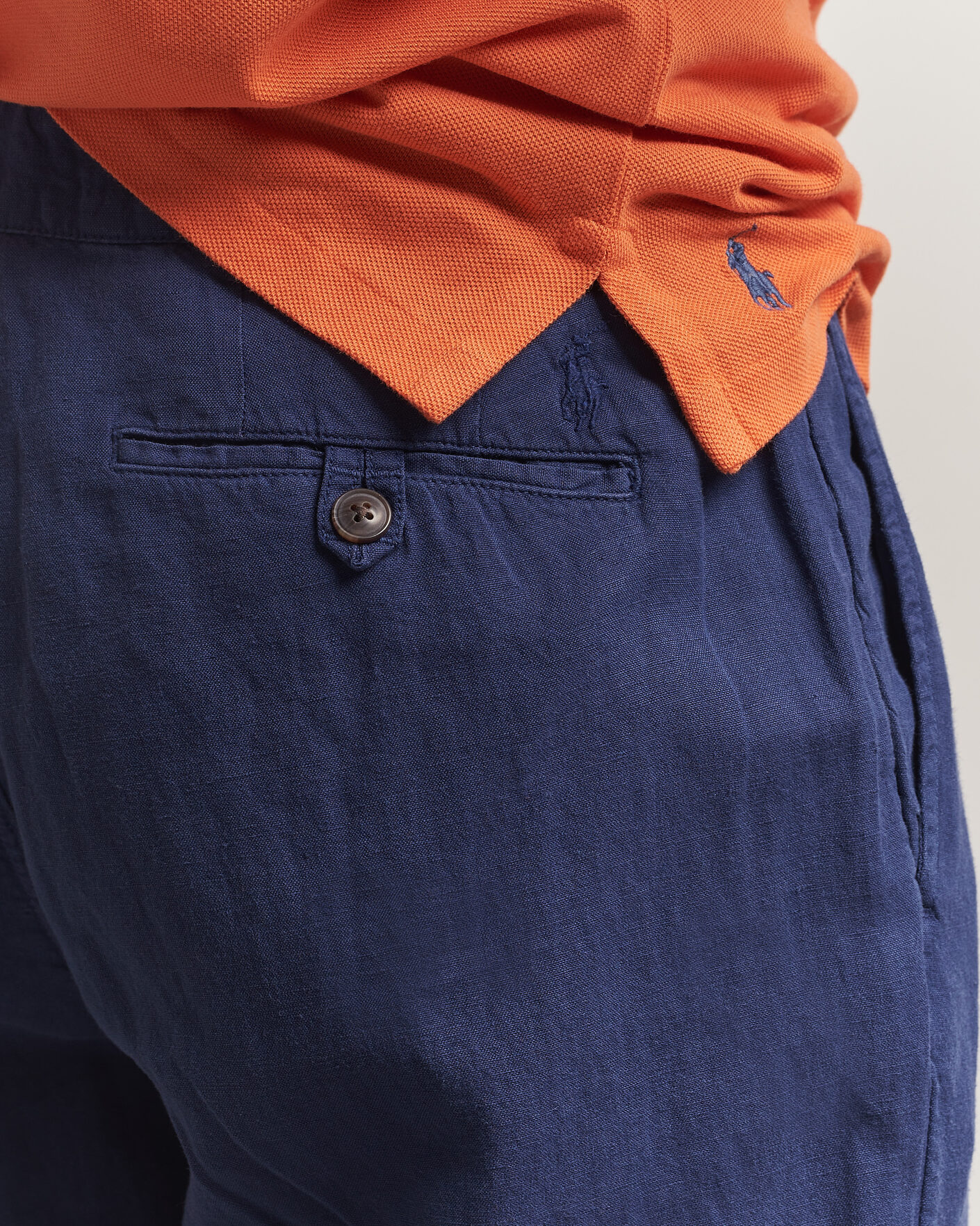 Uomini | Pantaloni | Polo Ralph Lauren | Linen Cotton Pants New Classic Navy