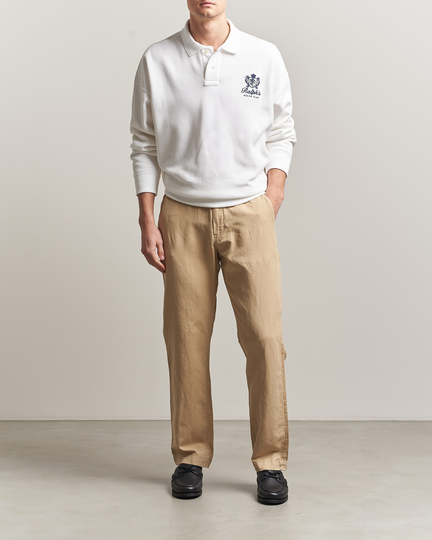 Uomini |  | Polo Ralph Lauren | Linen Cotton Pants Coastal Beige