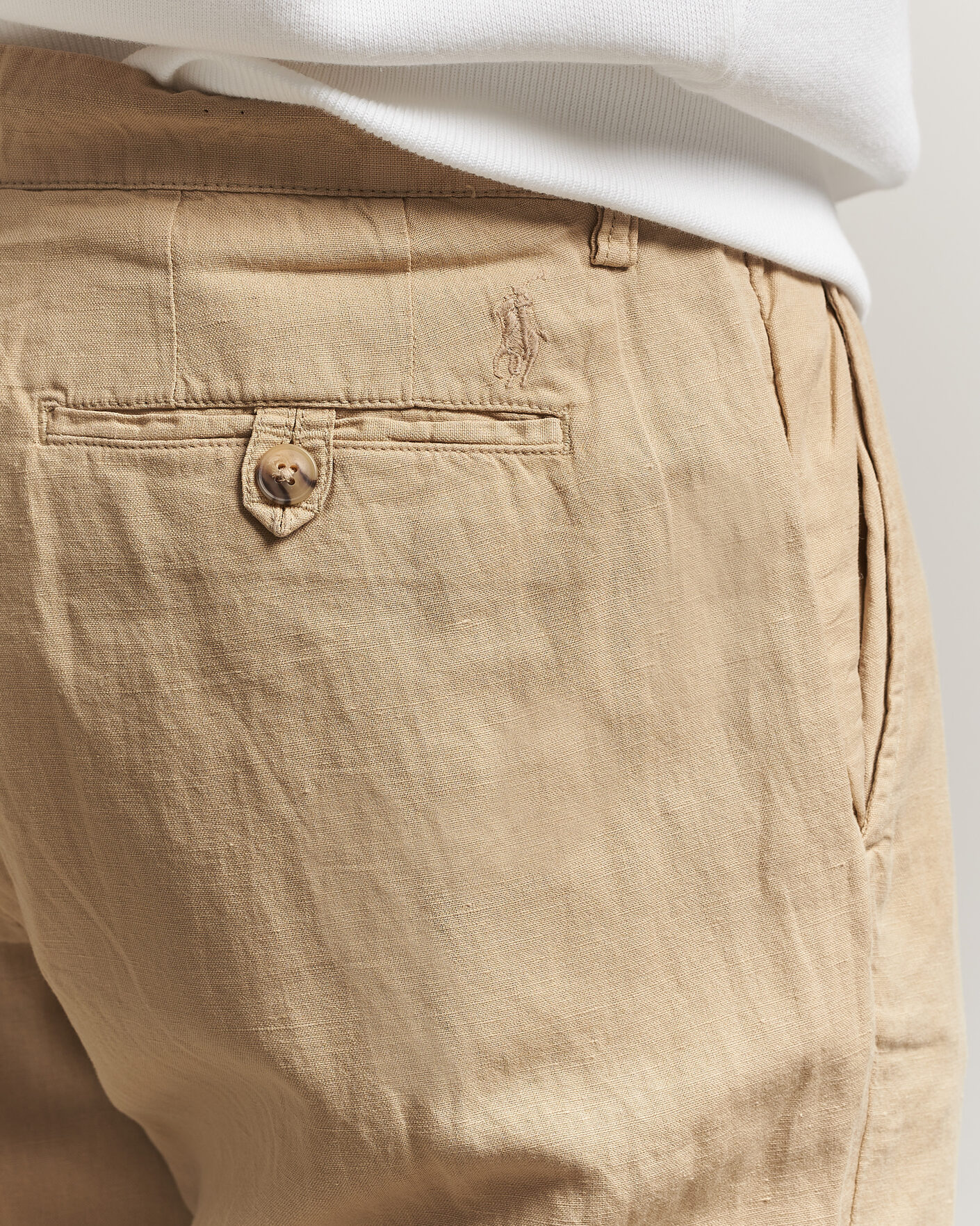 Uomini | Pantaloni | Polo Ralph Lauren | Linen Cotton Pants Coastal Beige