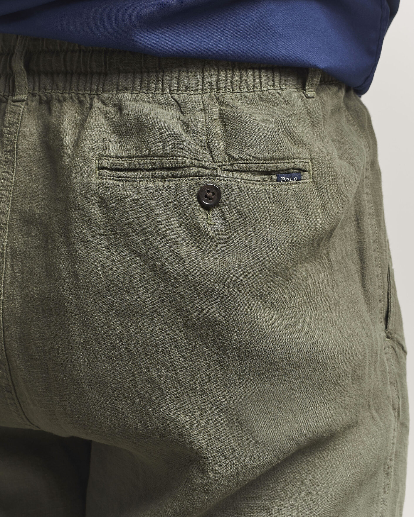 Uomini | Pantaloni | Polo Ralph Lauren | Prepster Linen Trousers New Olive
