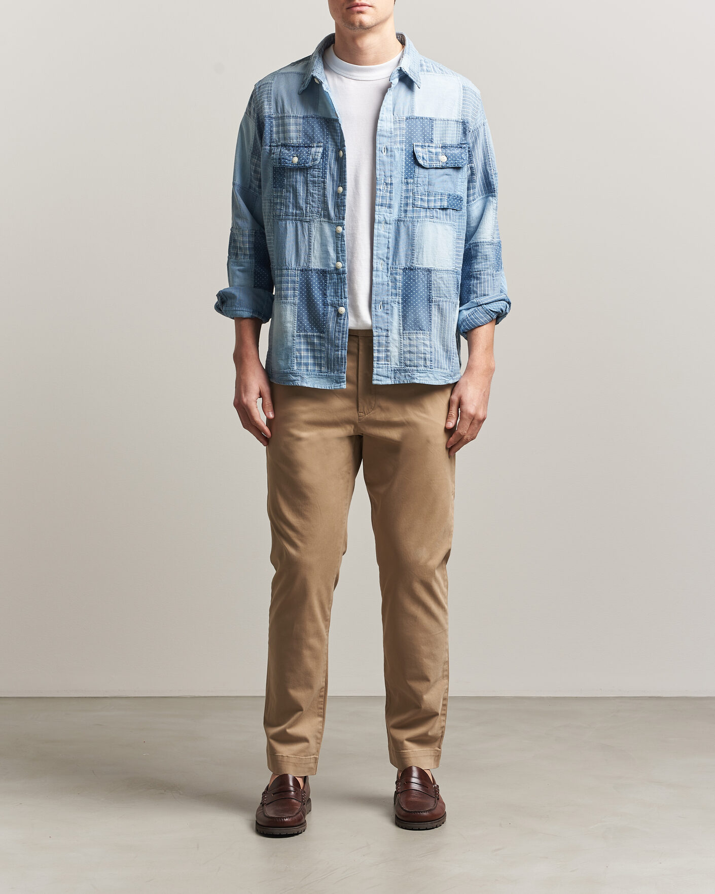 Uomini | Pantaloni | Polo Ralph Lauren | Jarrett Satin Chinos Khaki Hill