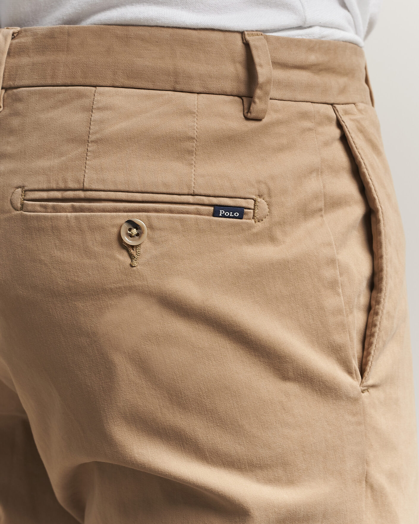 Uomini | Pantaloni | Polo Ralph Lauren | Jarrett Satin Chinos Khaki Hill