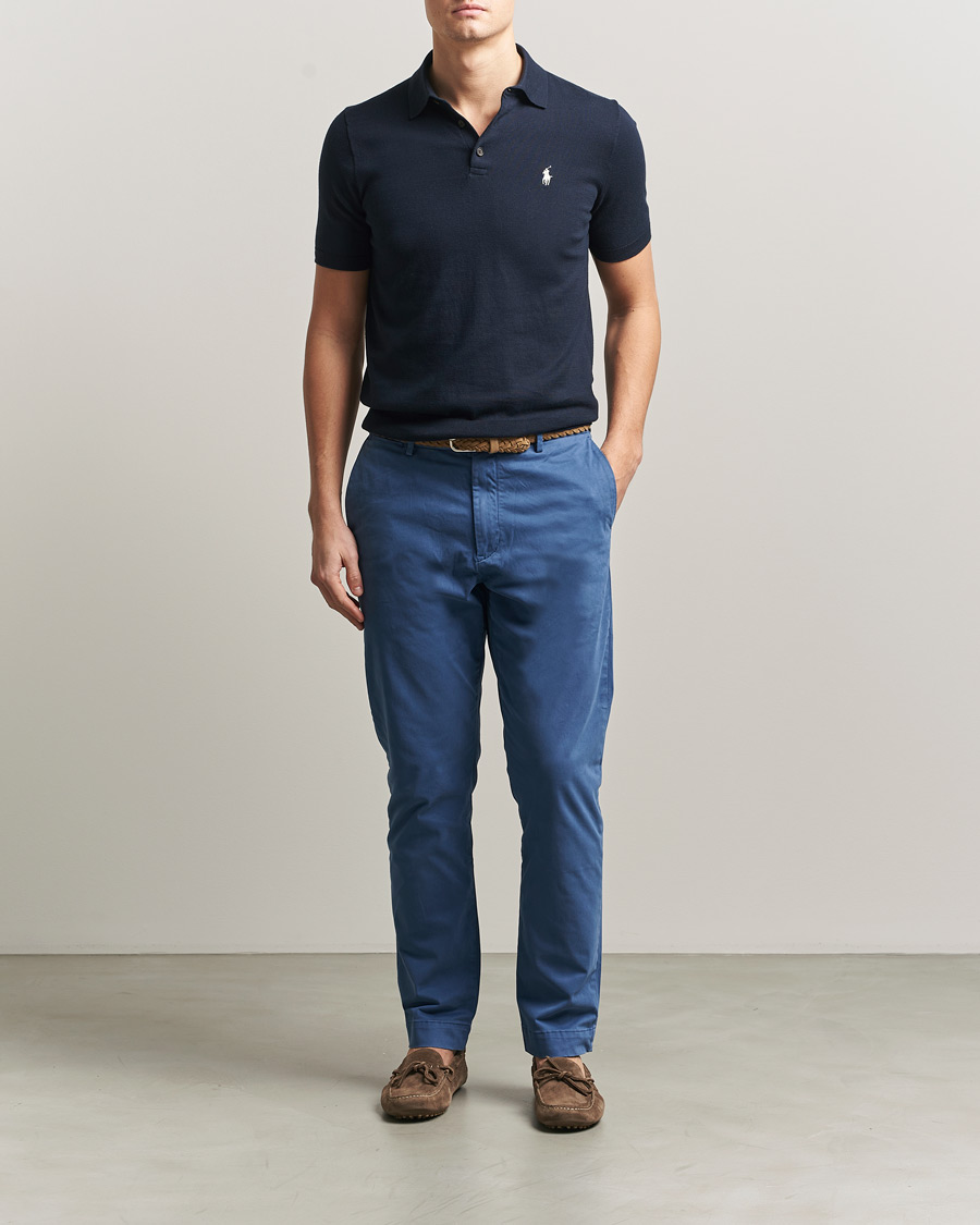 Uomini | Pantaloni | Polo Ralph Lauren | Jarrett Satin Chinos Night Navy