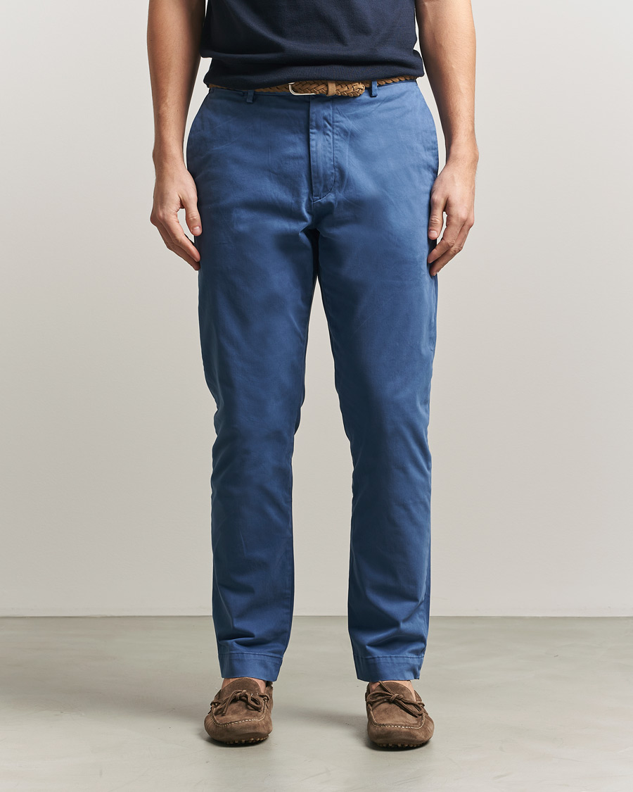 Uomini | Pantaloni | Polo Ralph Lauren | Jarrett Satin Chinos Night Navy