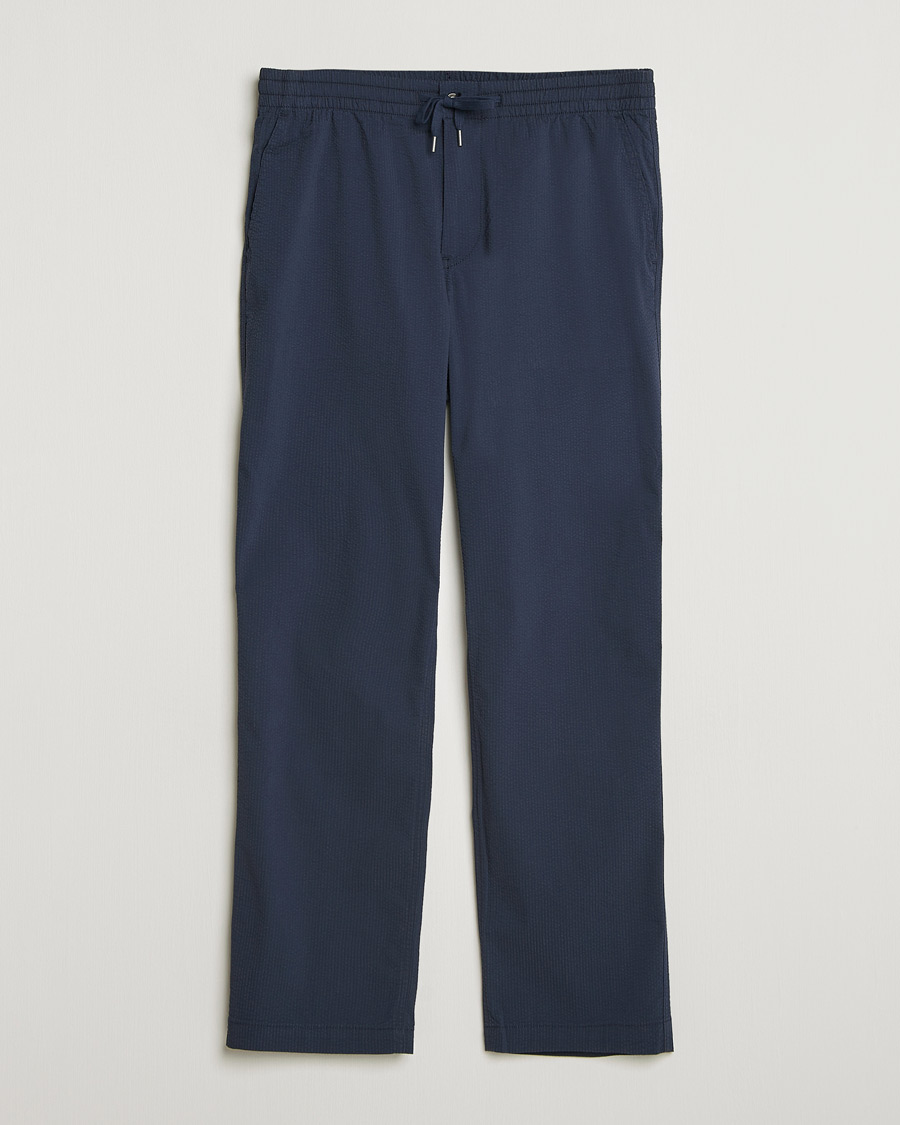 Uomini | Pantaloni | Polo Ralph Lauren | Seersucker Pants Newport Navy