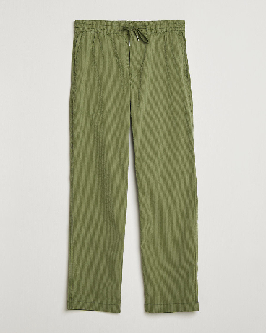 Uomini | Pantaloni | Polo Ralph Lauren | Seersucker Pants Supply Olive