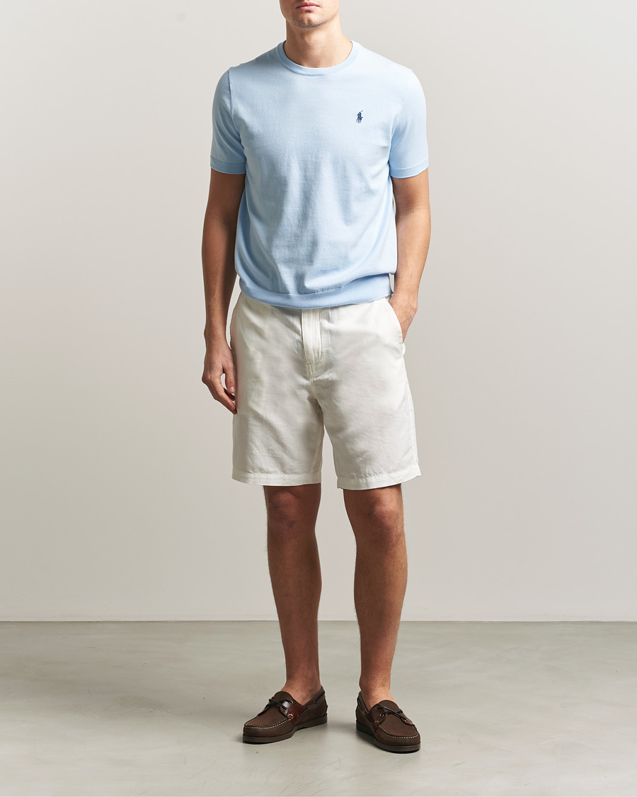 Uomini | Pantaloncini | Polo Ralph Lauren | Cotton/Linen Shorts Deckwash White