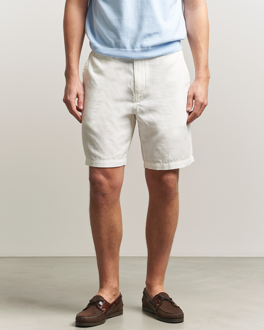 Uomini | Pantaloncini | Polo Ralph Lauren | Cotton/Linen Shorts Deckwash White