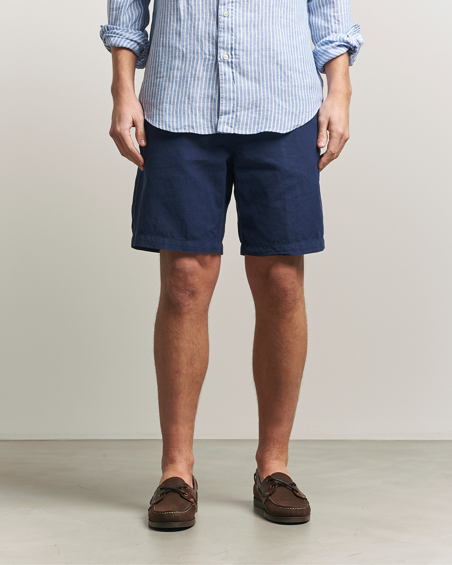 Uomini | Pantaloncini | Polo Ralph Lauren | Cotton/Linen Shorts Spring Navy