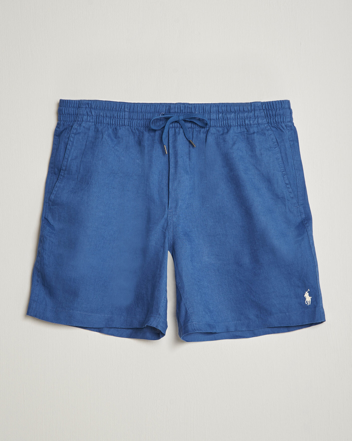 Uomini | Pantaloncini | Polo Ralph Lauren | Dyed Linen Shorts Dusty Azure