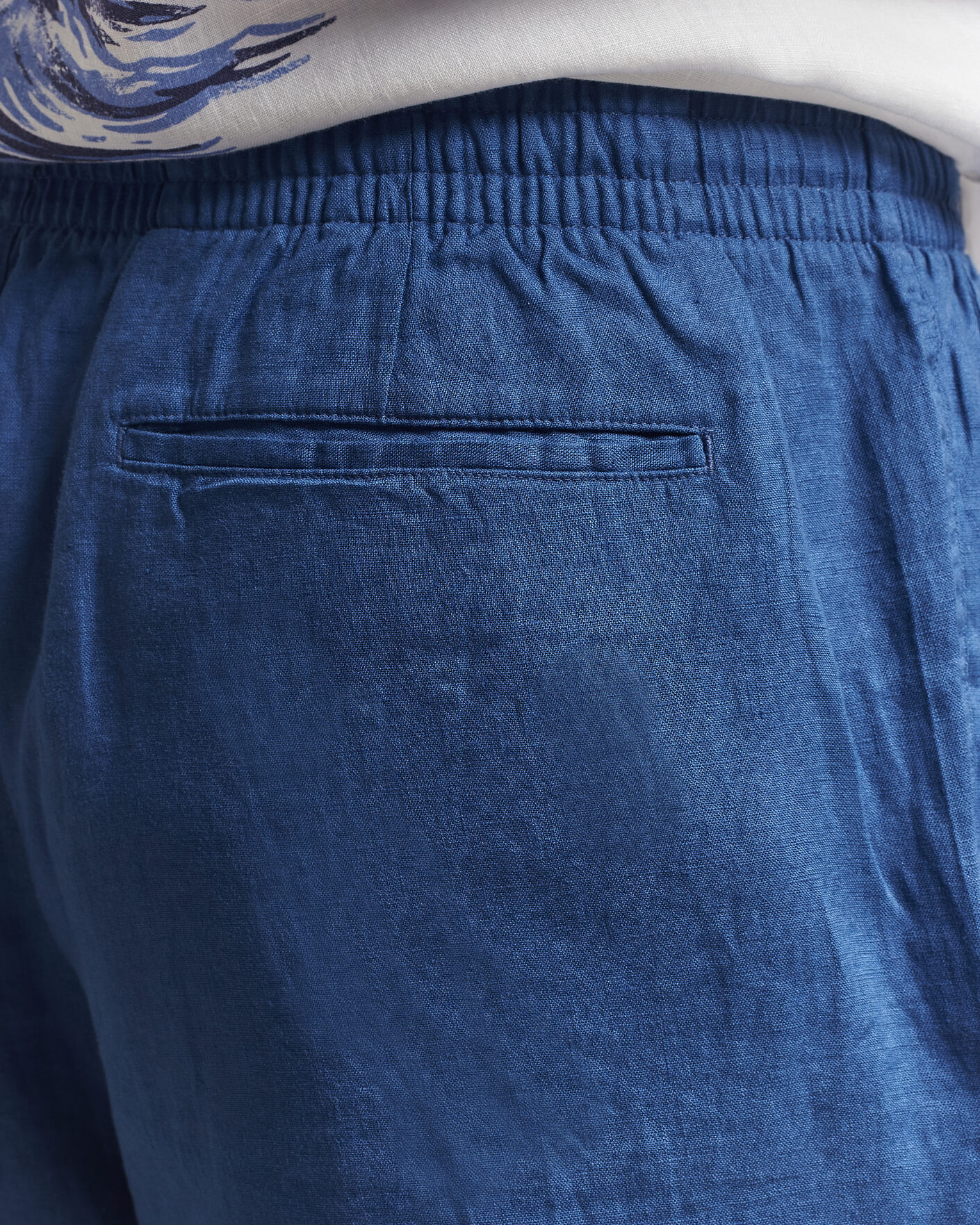 Uomini | Pantaloncini | Polo Ralph Lauren | Dyed Linen Shorts Dusty Azure