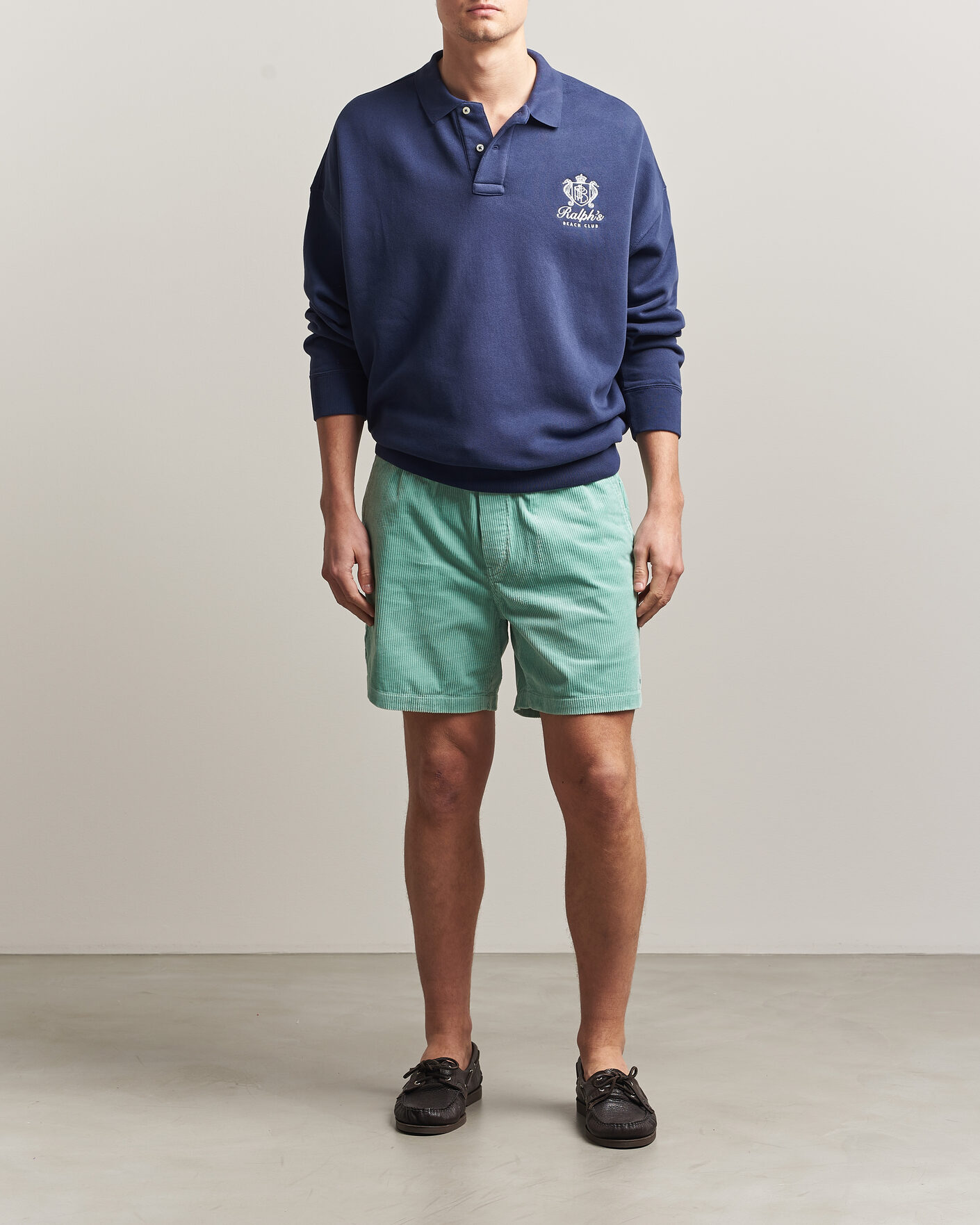 Uomini | Pantaloncini | Polo Ralph Lauren | Corduroy Shorts Celadon