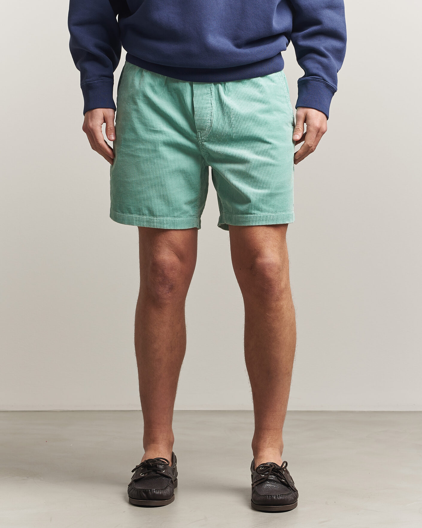 Uomini | Pantaloncini | Polo Ralph Lauren | Corduroy Shorts Celadon