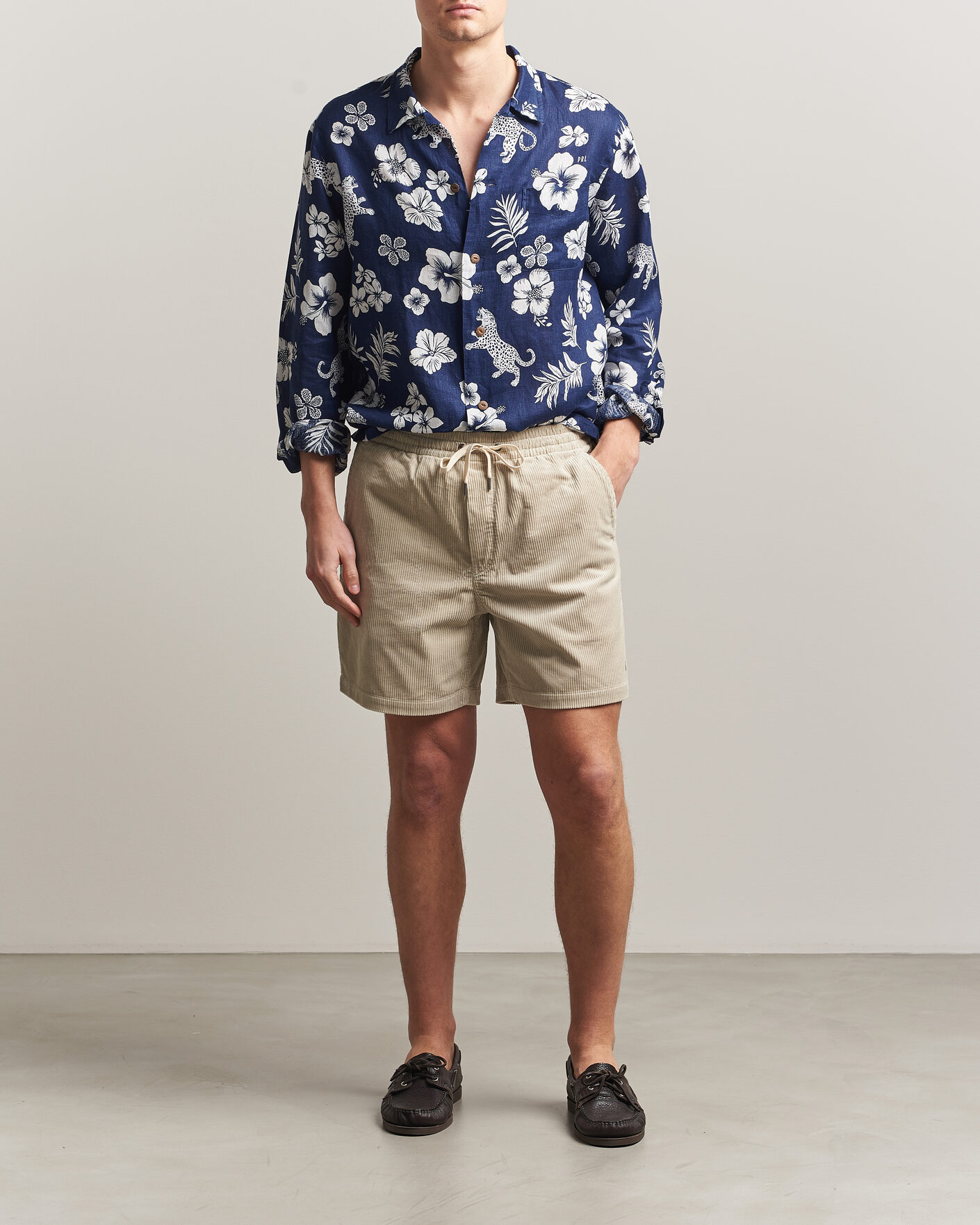 Uomini | Pantaloncini | Polo Ralph Lauren | Corduroy Shorts Khaki Stone