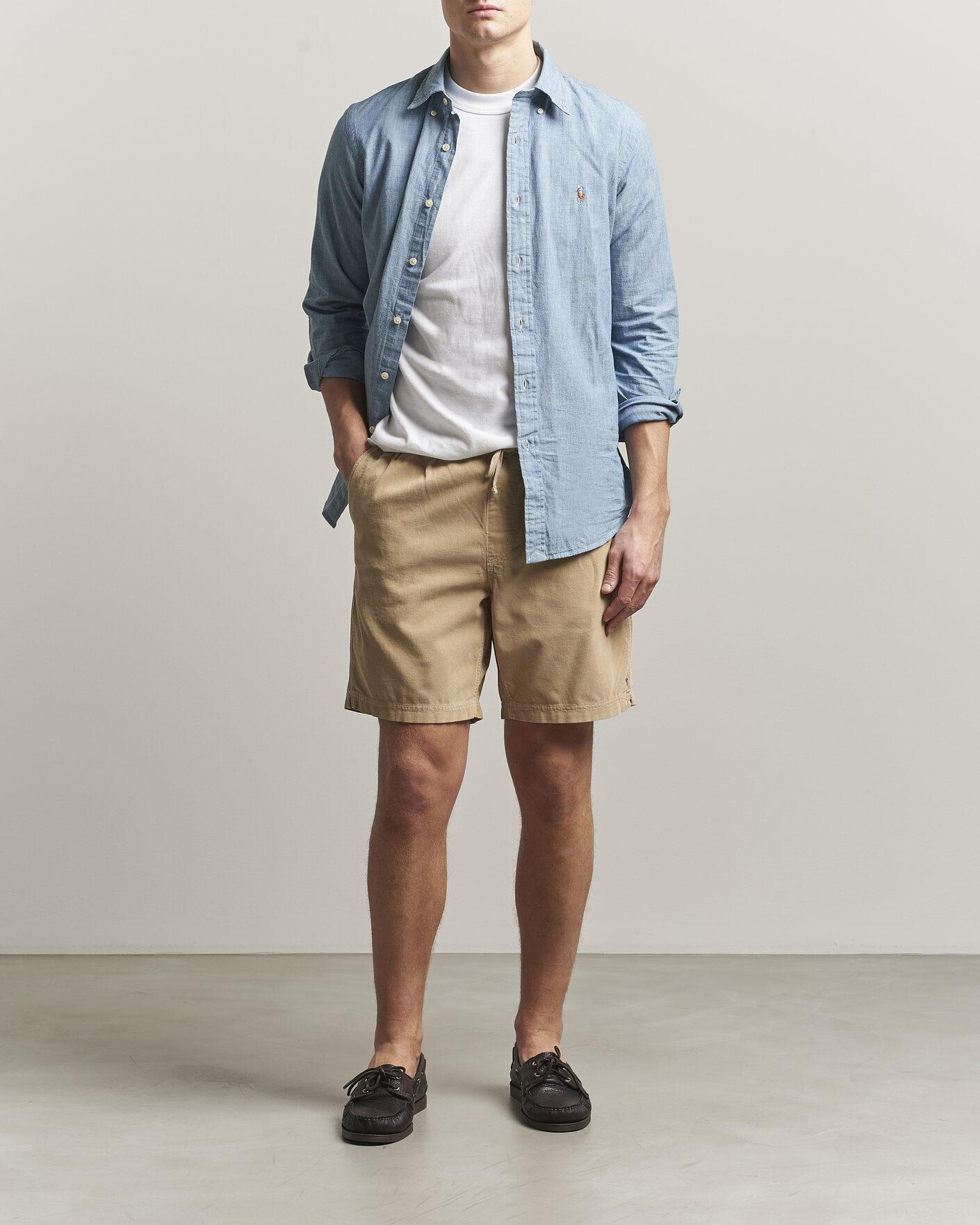 Uomini | Pantaloncini | Polo Ralph Lauren | Wale Cord Shorts Paddock Tan